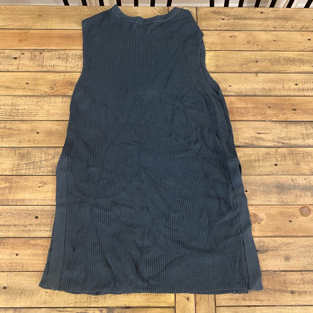 Wilfred teal sweater vest